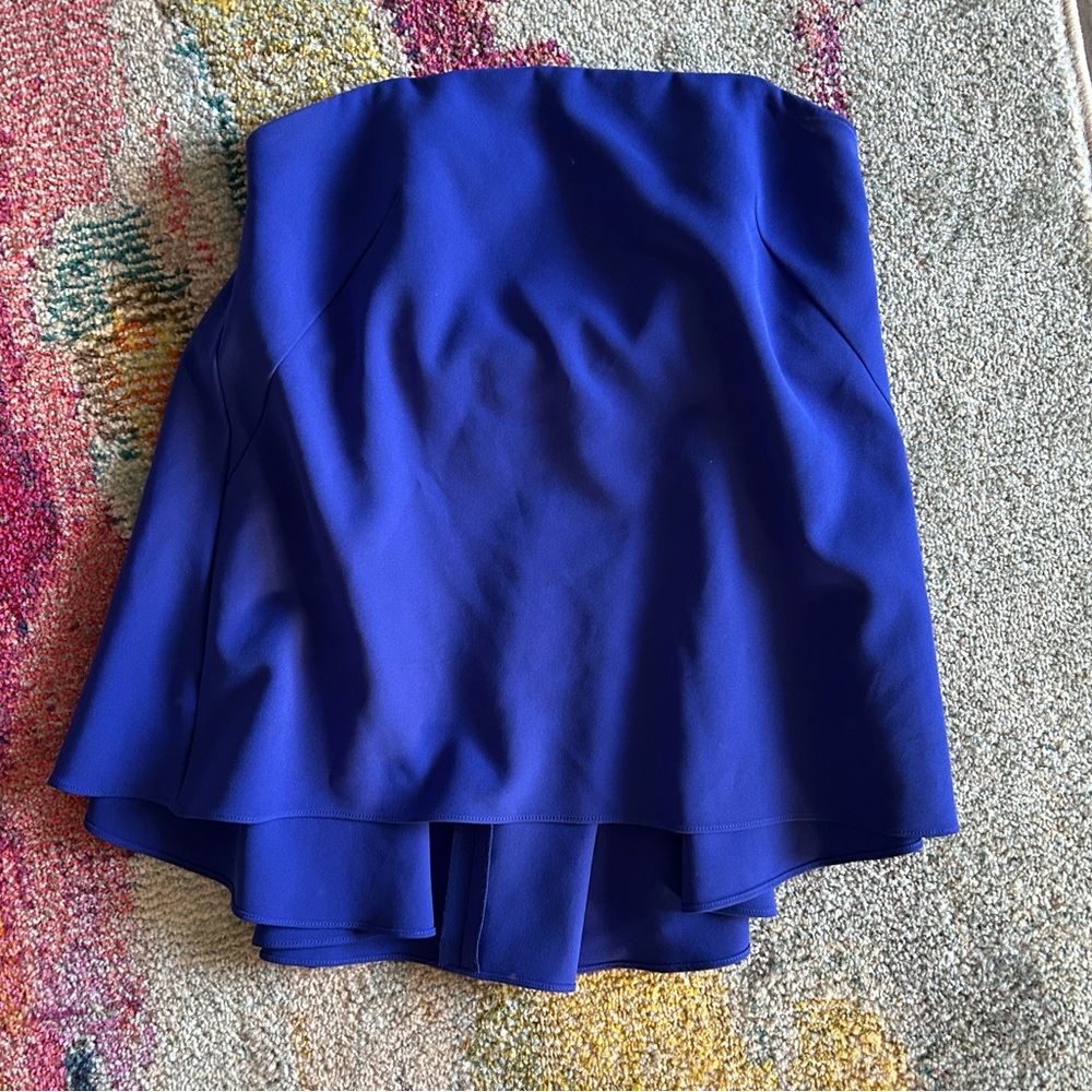 Milly Royal Blue Strapless Top